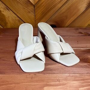 Elegant White Women's Mules